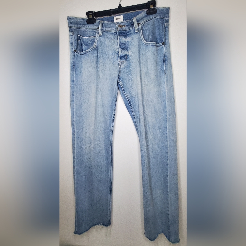 HUDSON size 32- Blue Jeans Light Wash - Picture 2 of 13